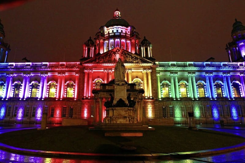 Belfast City Hall first installed its &lsquo;intelligent&rsquo; flood lighting system in 2013, allowing the building to be illuminated in different colours to mark occasions or celebrate causes 