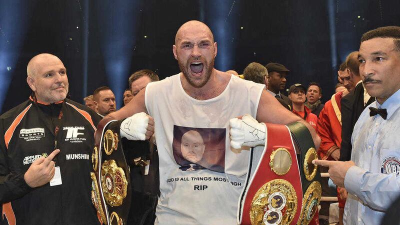 Tyson Fury has remained defiant amid calls for his removal from the SPOTY shortlist. Picture by AP Photo/Martin Meissner 