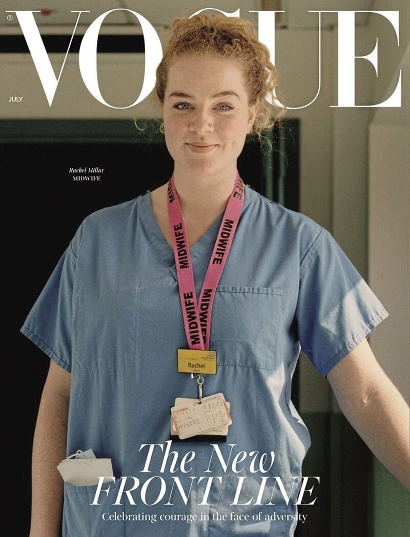 Rachel Millar said it was &quot;just mad&quot; to find herself featured on the front cover of iconic fashion magazine Vogue. Picture by British Vogue 