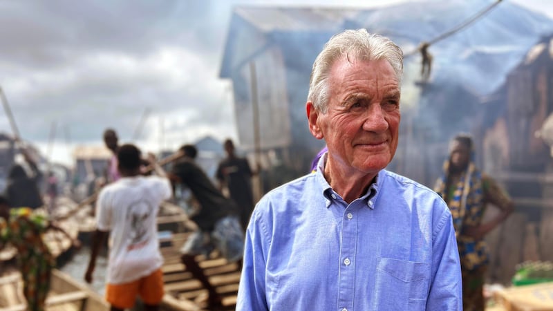 Michael Palin said he was exhilarated by his journey through Nigeria