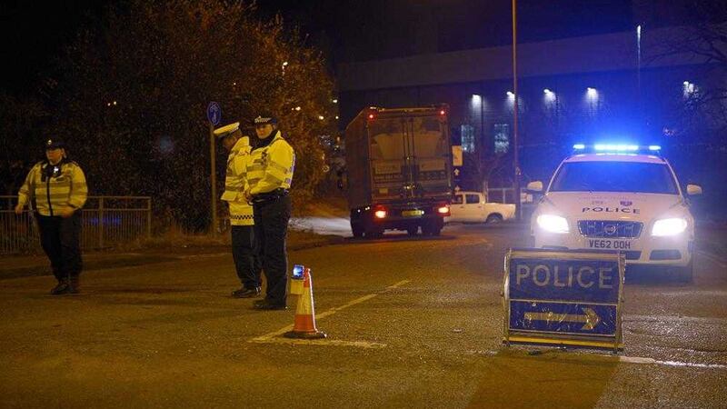 MAJOR INCIDENT: A police cordon on Purchase Road in Didcot, where a &quot;major incident&quot; has been declared and a fatality reported after a building collapse at Didcot Power Station PICTURE: Ben Birchall/PA 