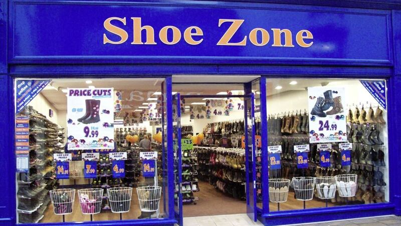 Retailer Shoe Zone has seen its half-year profits plunge by 84 per cent 