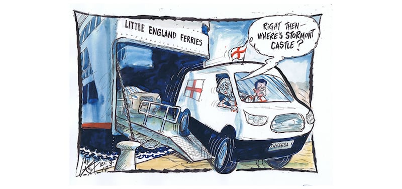 Ian Knox cartoon 21/03/17: Theresa May plans consensus building visits to Scotland, Wales and Northern Ireland before triggering Article 50&nbsp;