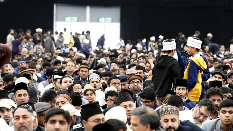 Over 30,000 Muslims gathered in Hampshire for the event.