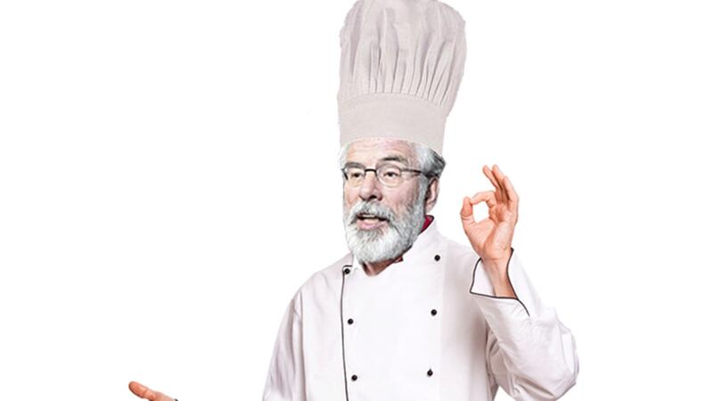 Gerry Adams is to release a book of recipes that sustained the Sinn F&eacute;in talks team&nbsp;