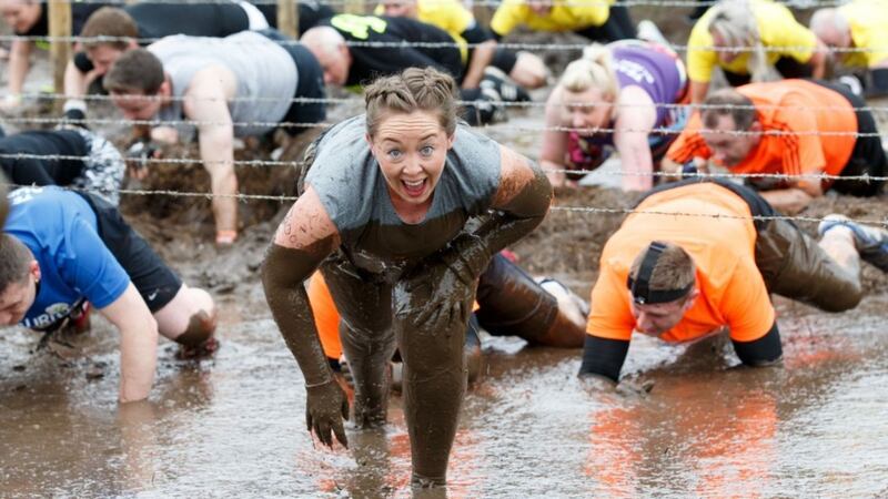 Because who doesn’t want to see people racing through 100,000 gallons of mud?