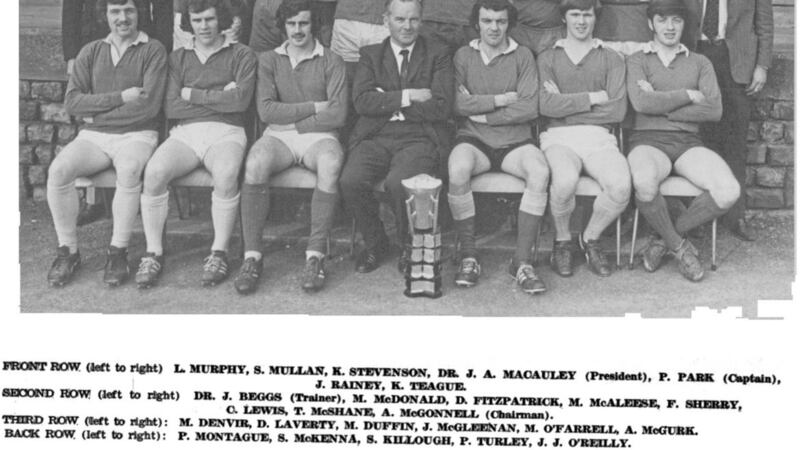 The Queen&#39;s Sigerson-winning team of 1971 