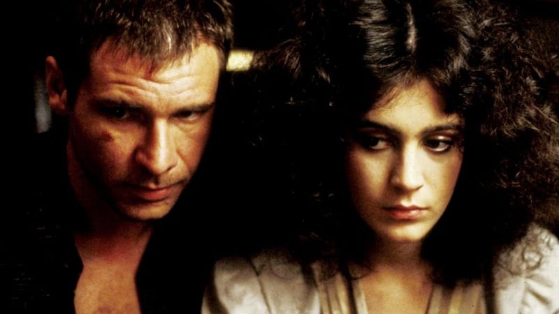 Harrison Ford and Sean Young in Blade Runner 