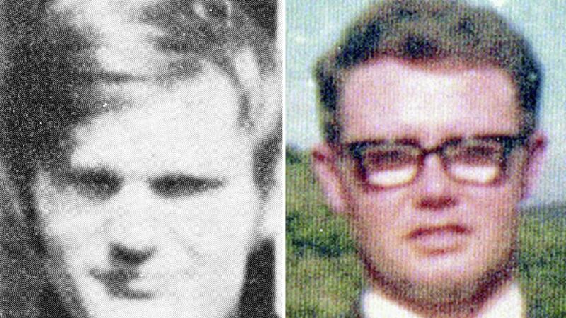 Soldier F is expected to be charged with the murder of Bloody Sunday victims, Jim Wray (left) and William McKinney (right). 