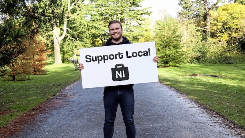 Matthew Stevenson set up Support Local NI to encourage more people to buy from Northern Ireland-based businesses. Picture from Matthew Stevenson 