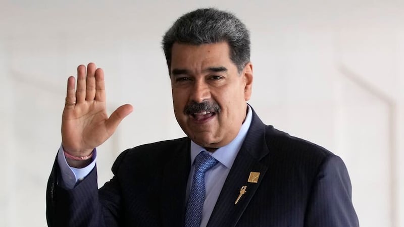 Venezuela’s president Nicolas Maduro is visiting Saudi Arabia (Andre Penner/AP)