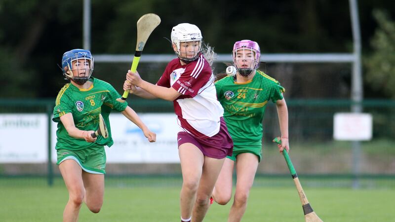 Cushendall came from five points to defeat Dunloy in the Antrim Minor Camogie Championship final    Picture: Sean Paul McKillop