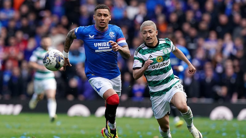 The Japanese winger scored Celtic’s opener at Ibrox last weekend