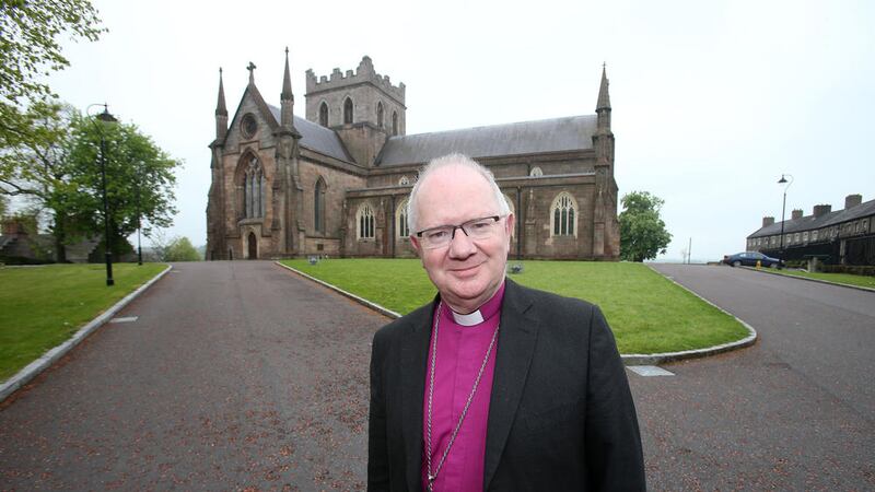 Church of Ireland Archbishop of Armagh Richard Clarke, pictured at St Patrick&#39;s Cathedral in the city, will give the keynote address at the General Synod today. Picture by Mal McCann 