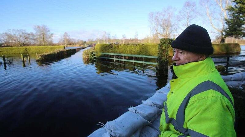 Jimmy Quinn from Derrytresk, Co Tyrone, who is among those affected by the rising water levels in Lough Neagh 