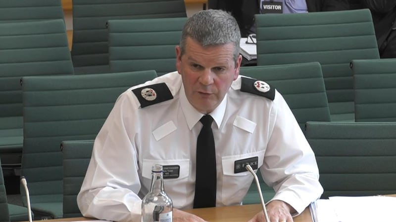 Chris Todd, PSNI assistant chief constable, answered questions from MPs (Hosue of Commons/PA)