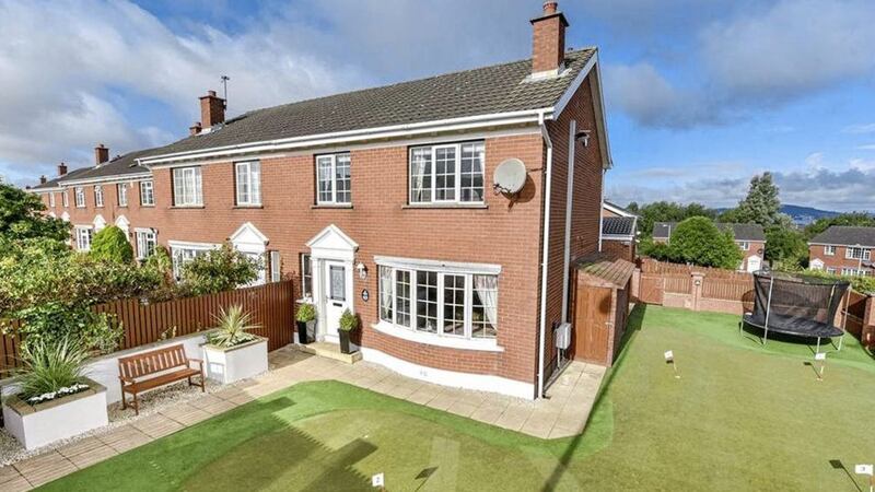 Golfer Rory McIlroy&#39;s childhood home is up for sale. Picture from John Minnis Estate Agents Ltd 