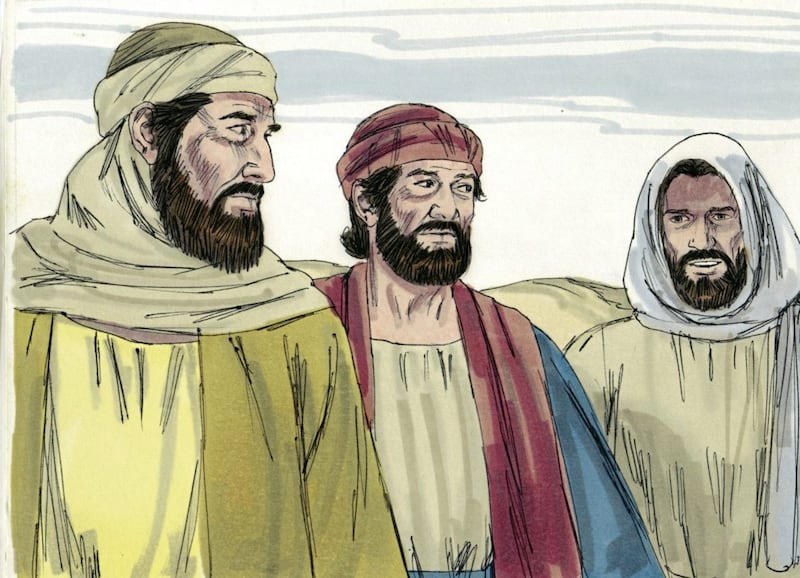 Two of Jesus&#39;s followers walked with him on the road to Emmaus following his resurrection - the prelude to an eye-opening realisation when they later shared a meal 