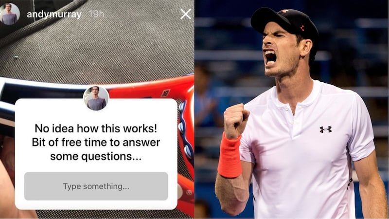 The two-time Wimbledon champion had some time to spare, and he spent it on the social media app.