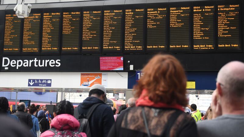 One in seven trains failed to meet the industry’s punctuality target in the 12 months to November 10.