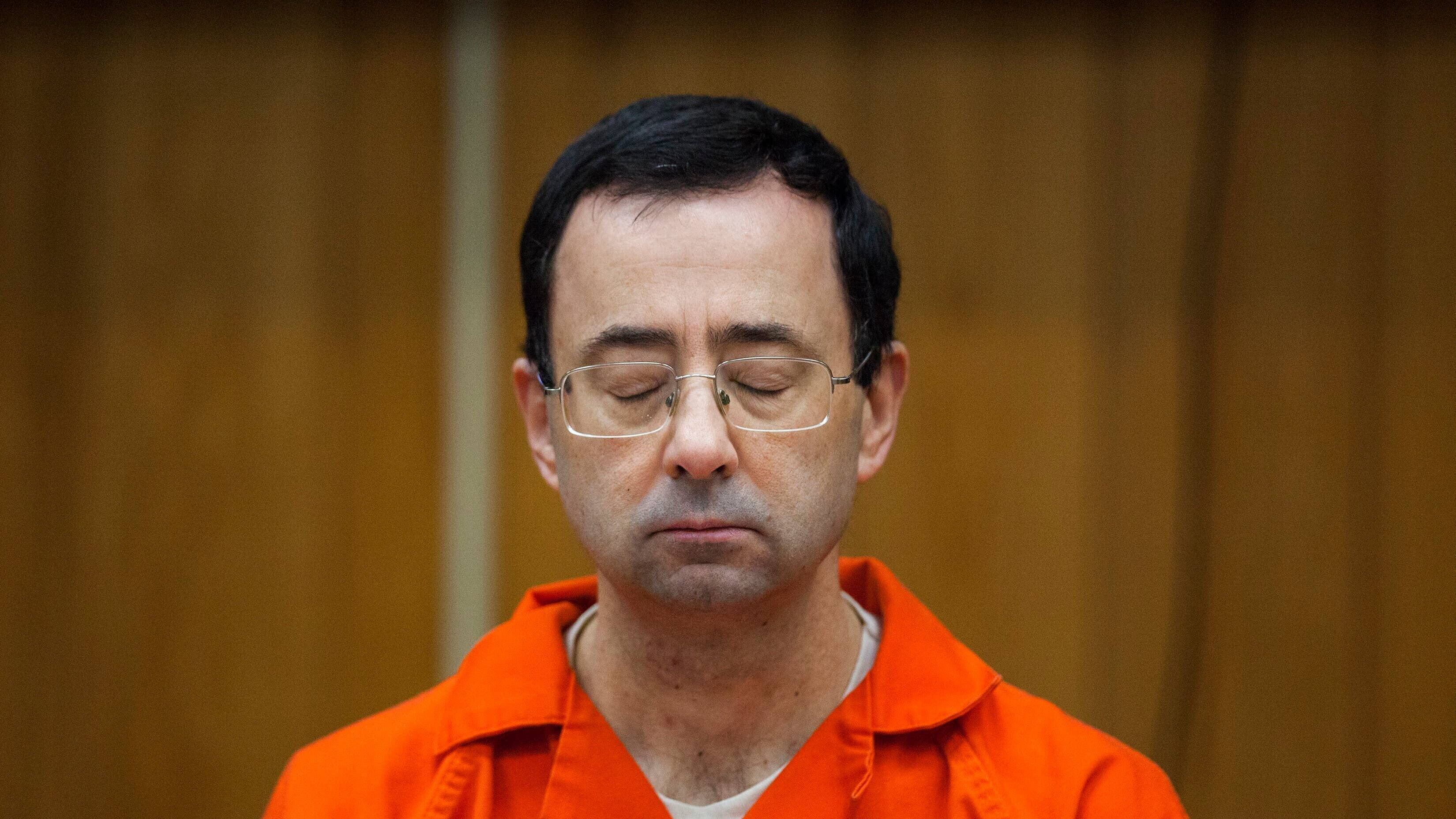Larry Nassar was stabbed multiple times (Cory Morse/The Grand Rapids Press/AP)