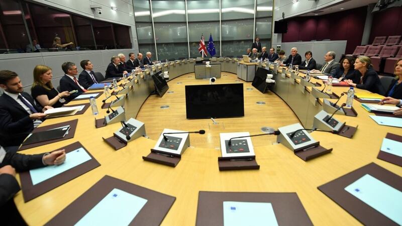 Negotiators enjoyed a very European lunch.