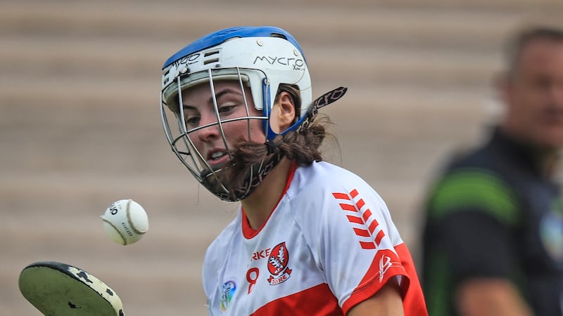 Aine McAllister scored half of Derry's 2-16 total in the win over Laois