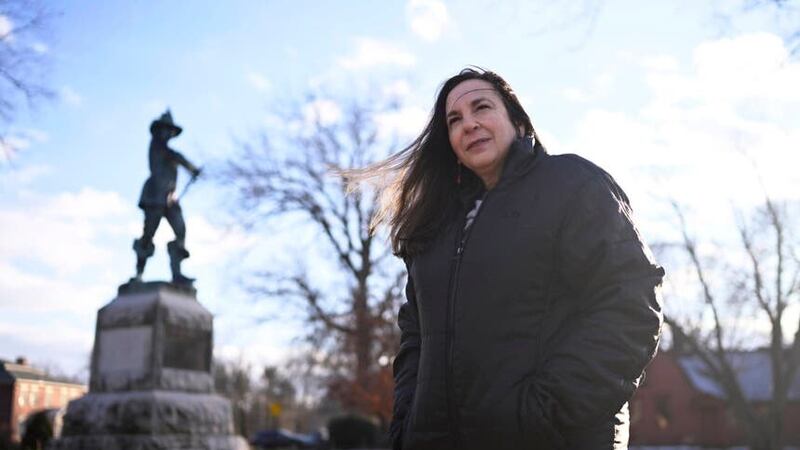 Beth Caruso, author and co-founder of the CT Witch Trial Exoneration Project, which was created to clear the names of the accused (Jessica Hill/AP/PA)