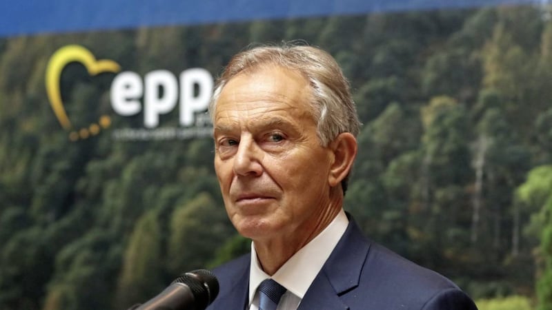 Tony Blair said consensus on the border would be crucial in the Brexit negotiations. Picture by Niall Carson/PA Wire              