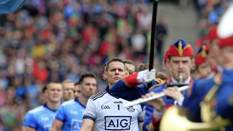 Dublin&#39;s Stephen Cluxton is aiming for a seventh All-Ireland medal on Sunday, his sixth as captain. Picture by Philip Walsh. 