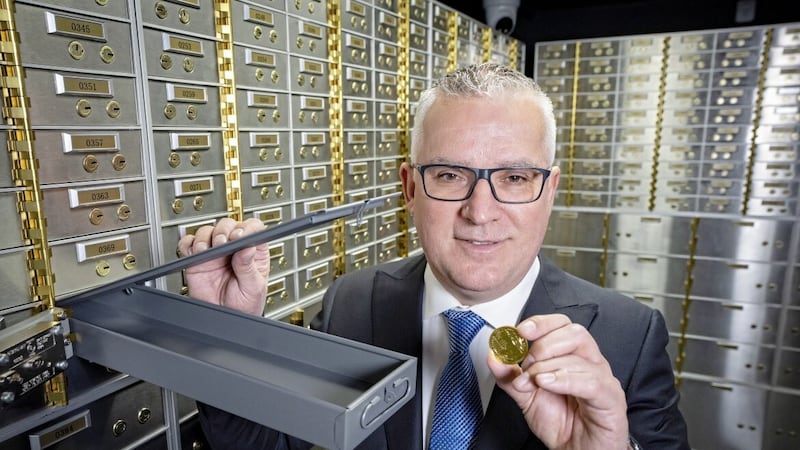Seamus Fahy inside the new Belfast vault, which is the company&#39;s 10th such facility in the UK and Ireland 