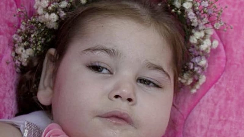 Lacey Pollack, aged four, who died from a rare illness that has also claimed the lives of four siblings 