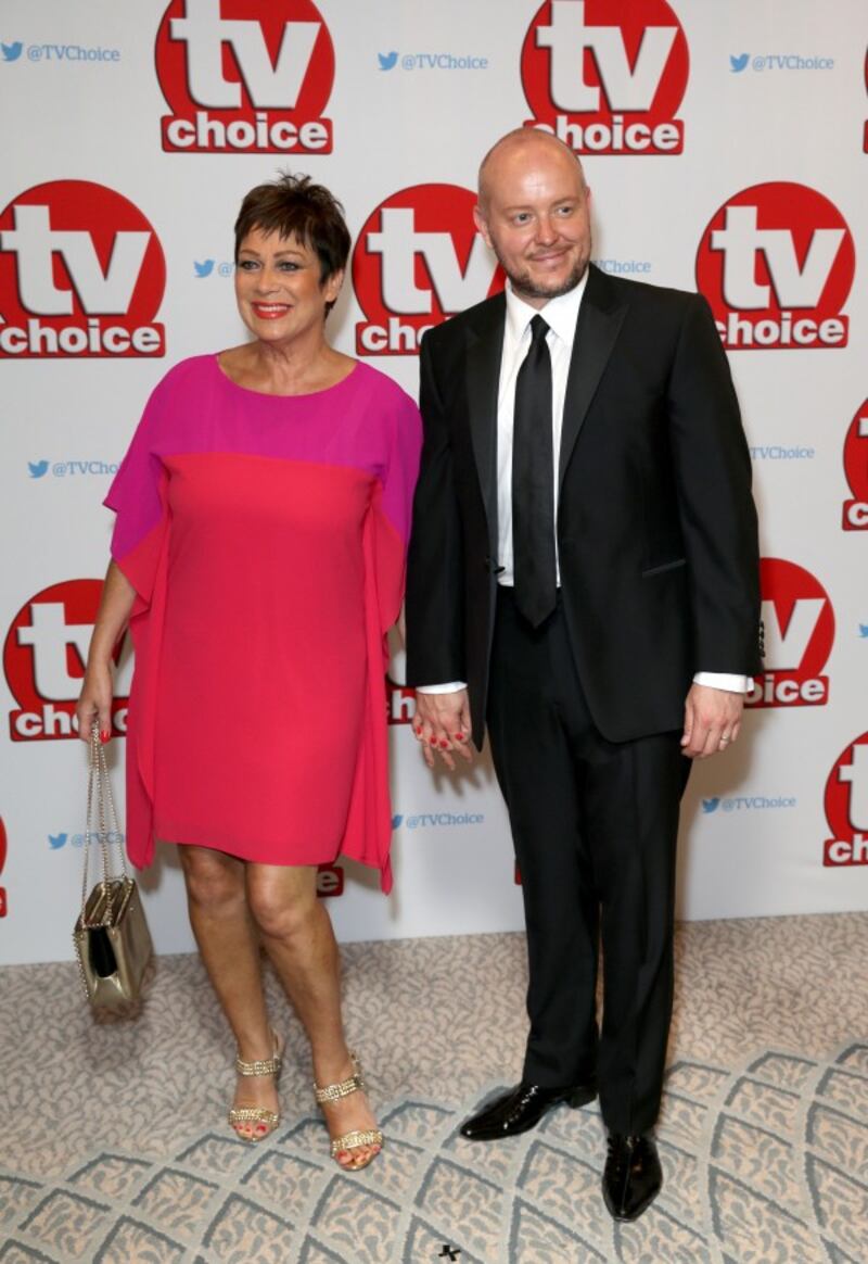 Denise Welch and her husband Lincoln Townley (Daniel Leal-Olivas/Press Association Images)