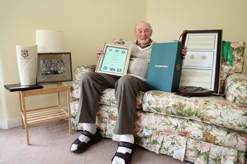 Irish News reader James Dundas who is approaching his hundreth birthday in December. Picture by Mal McCann