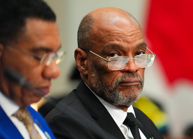 Former prime minister Ariel Henry submitted his resignation last week (Sean Kilpatrick/The Canadian Press via AP)
