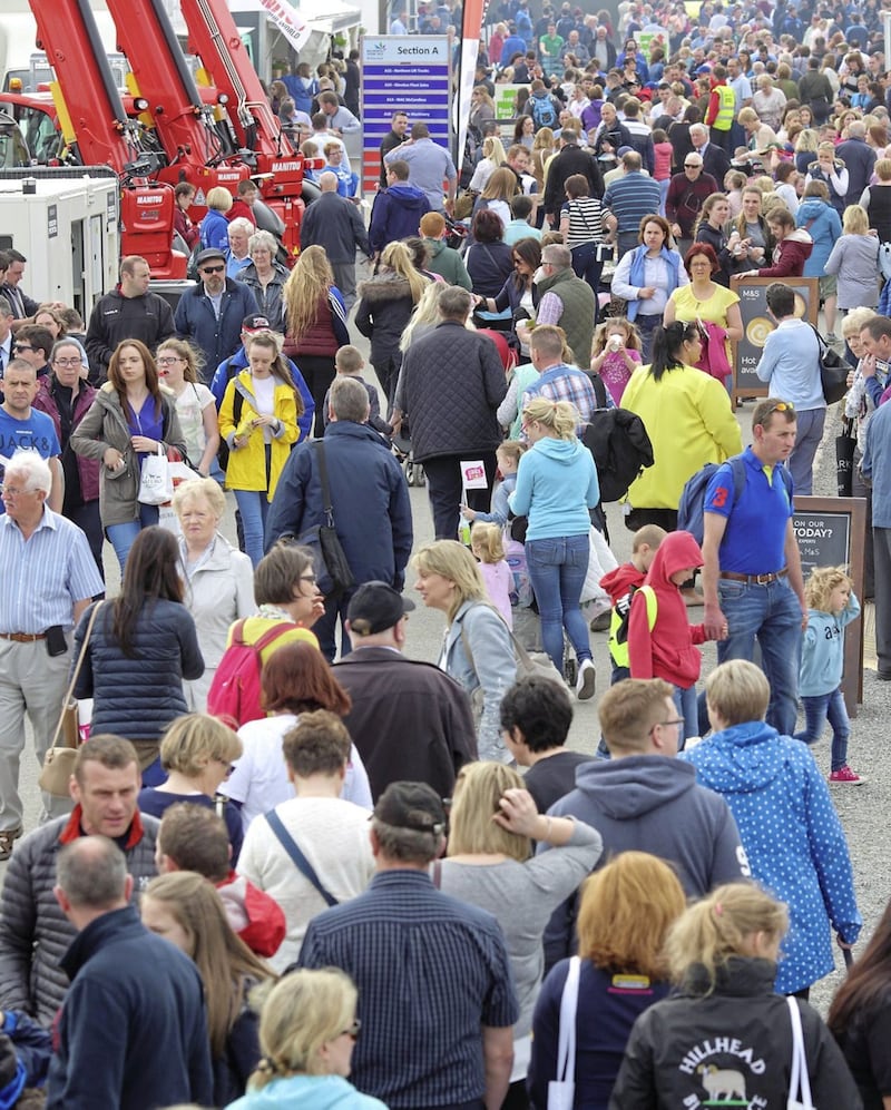 More than 100,000 people are expected to attend the Balmoral Show. Picture by Cliff Donaldson 
