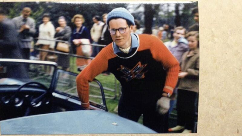 Adrian Boyd prepares for the final test in the 1960 Circuit of Ireland which he won aged just 19
