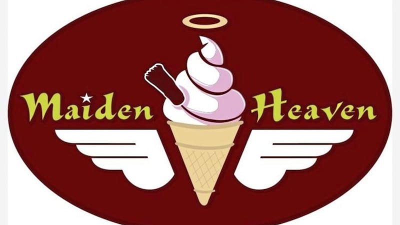 The logo of Derry ice cream shop Maiden Heaven has attracted criticism for its similarity with the Parachute Regiment insignia. 
