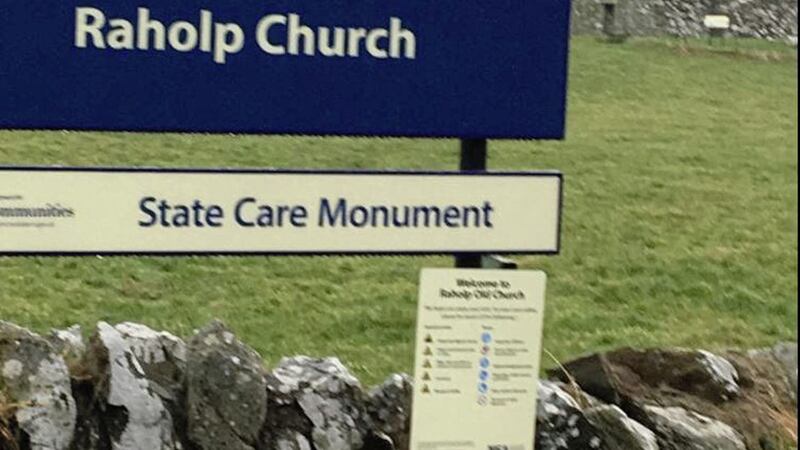 The new sign bearing the name Raholp Church was erected recently by the Department of Communities. Picture by Tony Cheetham 