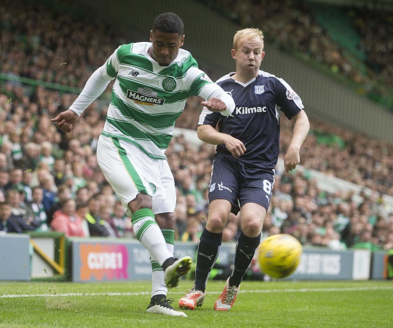 Saidy Janko in action against Dundee