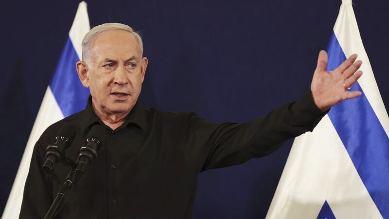 Prime Minister Benjamin Netanyahu has so far rejected suggestions that Israel should implement rolling humanitarian suspensions to its air strikes and ground operations (Abir Sultan/Pool/AP)