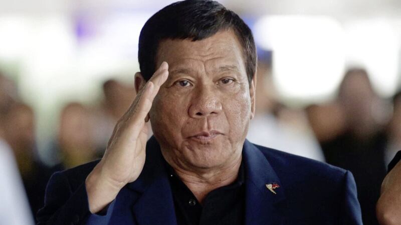 Philippine president Rodrigo Duterte 