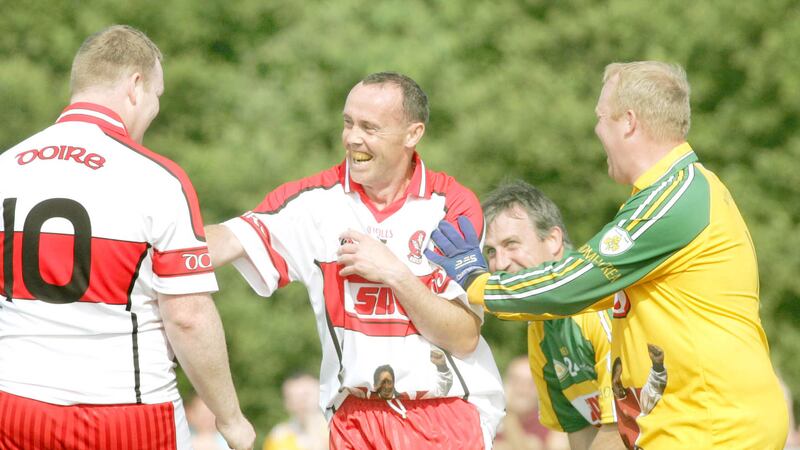 Gary Coleman at a memorial match for his late father &Eacute;amonn, who passed away in 2007. The former Allstar has ruled himself out of the running for the vacant Derry managerial position &nbsp;