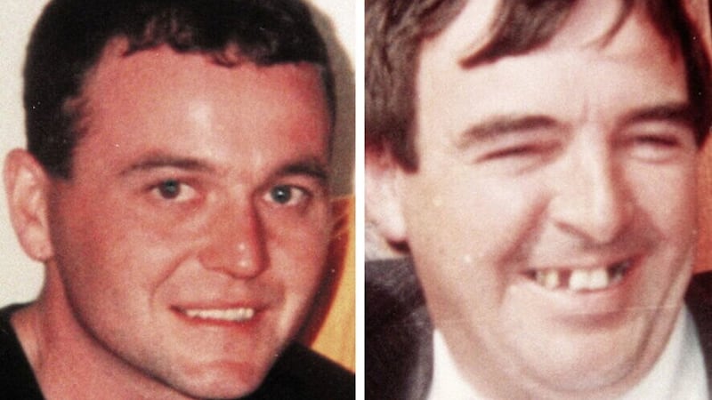 Catholic workmen Gary Convie (left) and Eamon Fox were shot dead by the UVF in 1994.