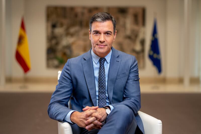 Spain’s Prime Minister Pedro Sanchez is popular on the international scene, but within Spain, he is either loved or despised (AP Photo/Bernat Armangue)