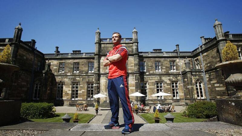 Scotland&#39;s Shaun Maloney during a press event at Mar Hall, Glasgow on Wednesday Picture: PA 