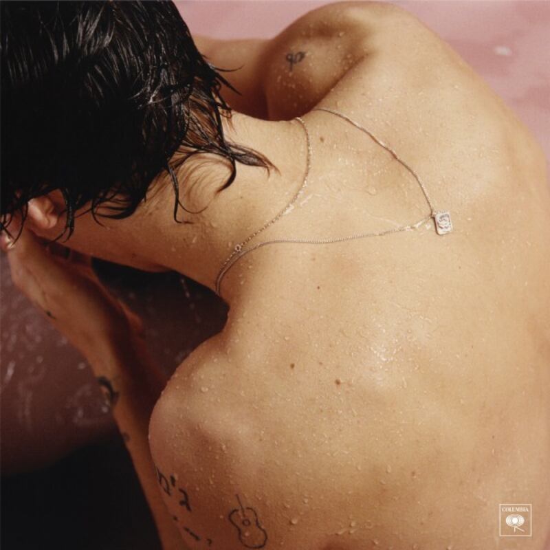 One Direction singer Harry Styles tweeted the album's cover