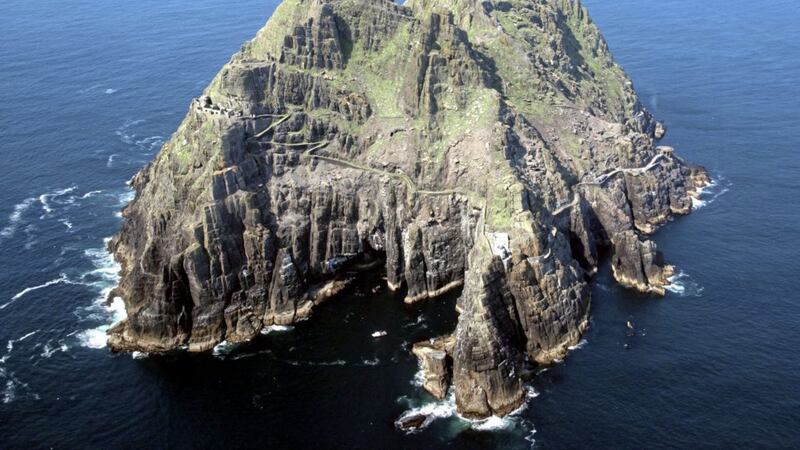 Skellig Michael has featured in both The Last Jedi and The Force Awakens films 