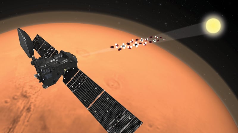 Scientists have detected escaping water vapour from Mars’s atmosphere.