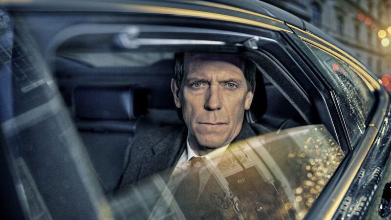 Hugh Laurie plays Peter Laurence in Roadkill - (C) The Forge - Photographer: Robert Viglasky 